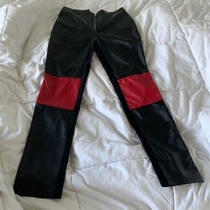 Faux Leather Biker Pants | 🏍 biker wear